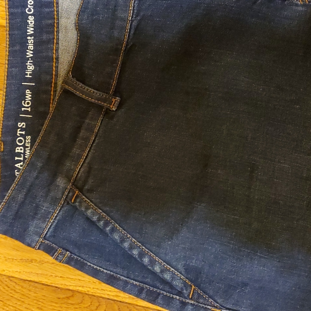 Talbot size 16 Petite high waist crop pants - Picture 5 of 9